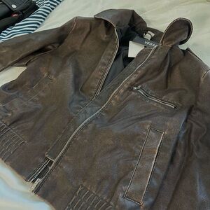 Brown Leather Jacket